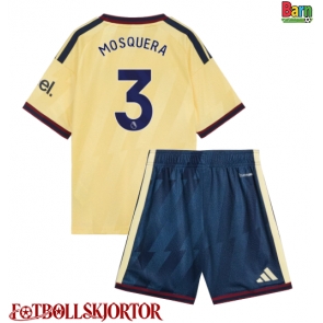Arsenal Cristhian Mosquera #3 Tredje Kläder Barn 2026-27 Kortärmad (+ Korta byxor)